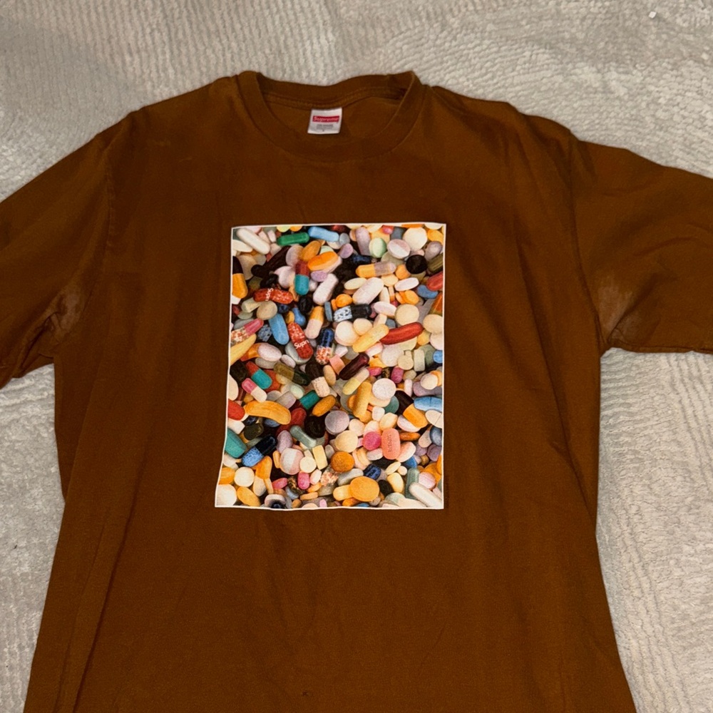 Supreme Kids T-Shirt with Multicolor Graphic